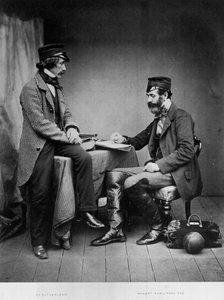 Dr. Sutherland y Robert Rawlinson, 1855 de Roger Fenton